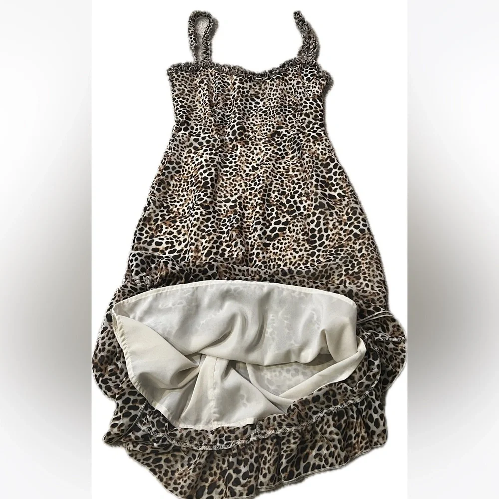 Slideshow dress size 6 leopard print - Picture 6 of 6